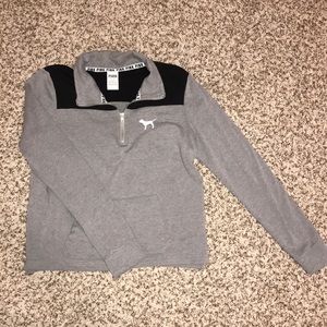 VS PINK Zip Up Pullover